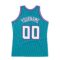 Custom Teal White-Purple Authentic Throwback Basketball Jersey
