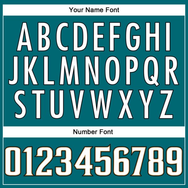 Custom Teal White-Old Gold Mesh Authentic Football Jersey