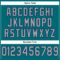 Teal0048-3 Custom Teal Gray-Navy Mesh Authentic Football Jersey