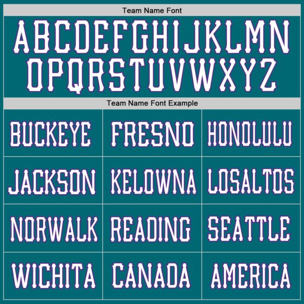 Teal0049-2 Custom Teal White-Purple Mesh Authentic Football Jersey