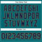 Teal0052-3 Custom Teal Navy-Old Gold Mesh Authentic Football Jersey