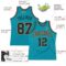 Custom Teal Black-Old Gold Authentic Throwback Basketball Jersey