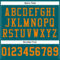 Teal0090-3 Custom Teal Bay Orange Mesh Authentic Football Jersey