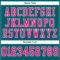 Teal0091-3 Custom Teal Hot Pink-White Mesh Authentic Football Jersey