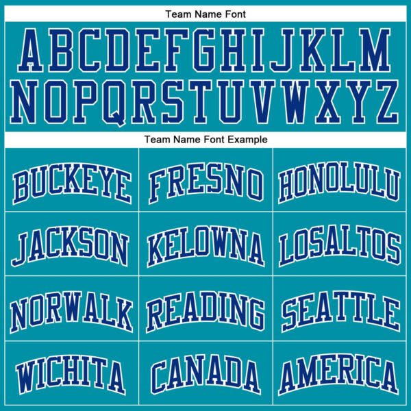 Custom Teal Royal-White Authentic Throwback Basketball Jersey