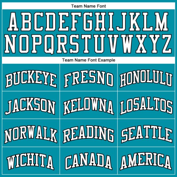 Custom Teal White-Black Authentic Throwback Basketball Jersey