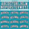 Custom Teal White Pinstripe White-Red Authentic Basketball Jersey
