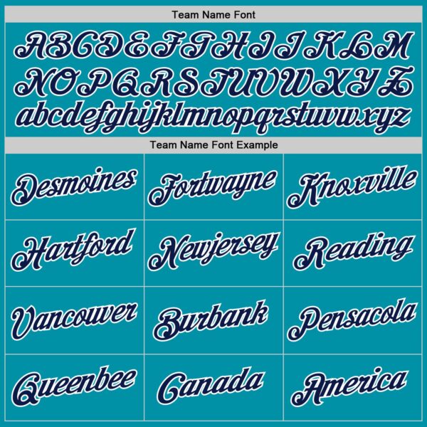 Custom Teal Navy-White Authentic Throwback Basketball Jersey