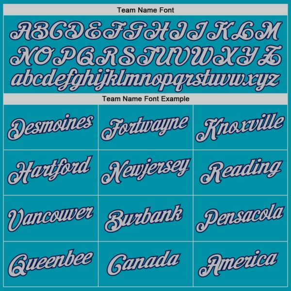 Custom Teal Gray-Navy Authentic Throwback Basketball Jersey