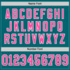 Custom Teal Pink-White Mesh Authentic Football Jersey