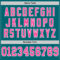 Teal0370-3 Custom Teal Pink-White Mesh Authentic Football Jersey