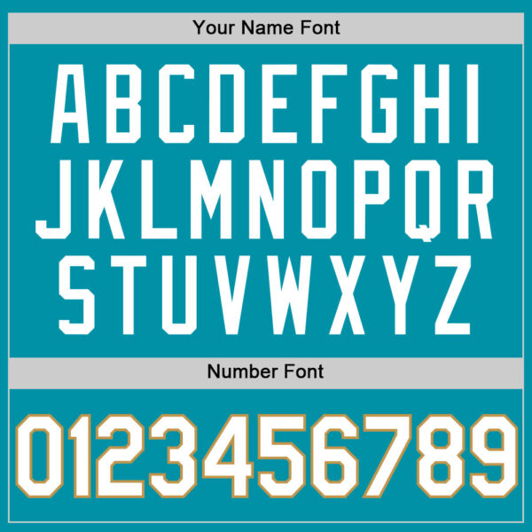 Custom Teal White-Old Gold Authentic Throwback Basketball Jersey