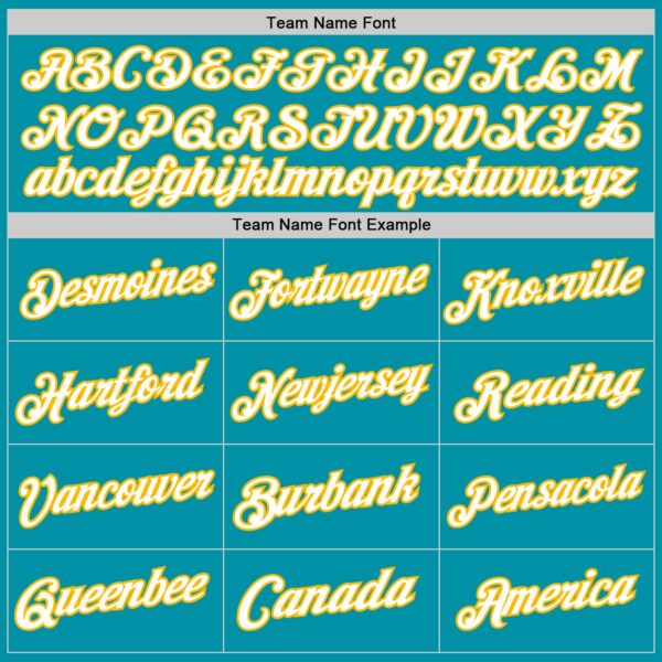 Custom Teal White-Gold Authentic Throwback Basketball Jersey