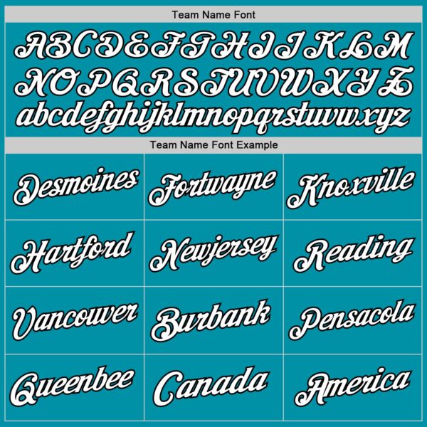 Custom Teal White-Black Authentic Throwback Basketball Jersey