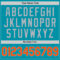 Custom Teal Orange-Gray Authentic Throwback Basketball Jersey