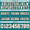 Teal0415-3 Custom Teal White-Orange Authentic Football Jersey