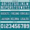 Teal0417-3 Custom Teal White-Navy Authentic Football Jersey