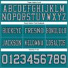 Custom Teal Gray-Black Authentic Football Jersey