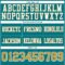 Custom Teal Old Gold-White Authentic Football Jersey