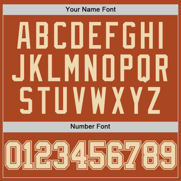 Custom Texas Orange Cream Authentic Basketball Jersey