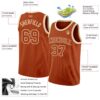Custom Texas Orange Cream Authentic Basketball Jersey