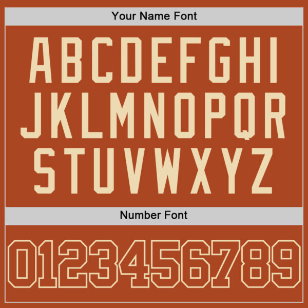 Custom Texas Orange Cream Authentic Basketball Jersey