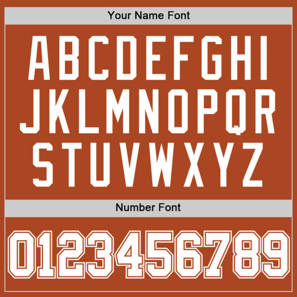 Custom Texas Orange White Authentic Basketball Jersey