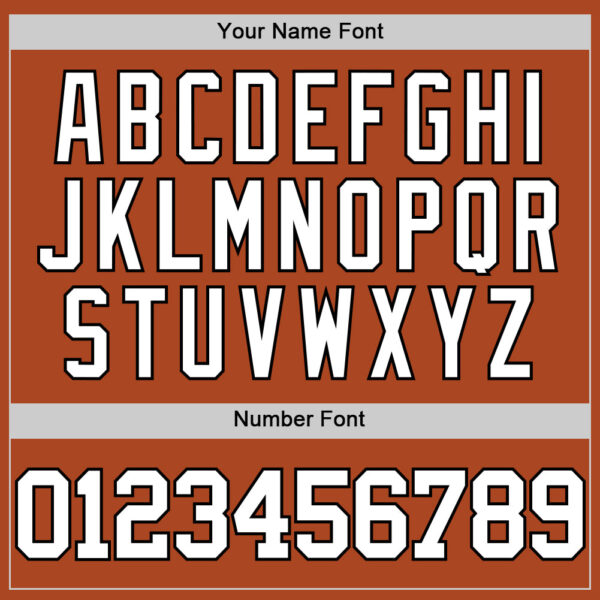 Custom Texas Orange White-Black Authentic Basketball Jersey