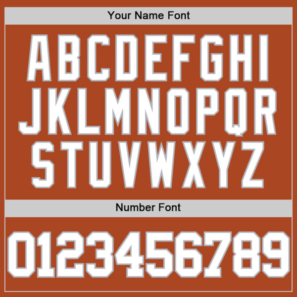 Custom Texas Orange White-Gray Authentic Basketball Jersey