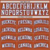 Custom Texas Orange White-Royal Authentic Basketball Jersey