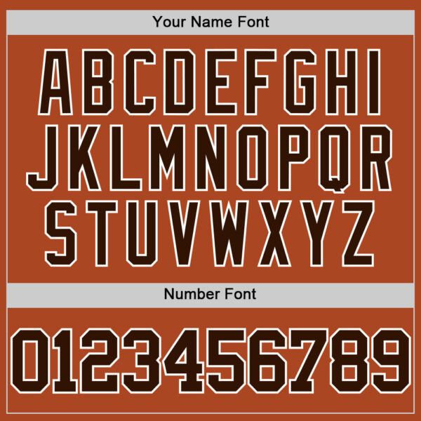 Custom Texas Orange Brown-White Authentic Basketball Jersey