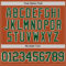 Custom Texas Orange Green-White Authentic Basketball Jersey