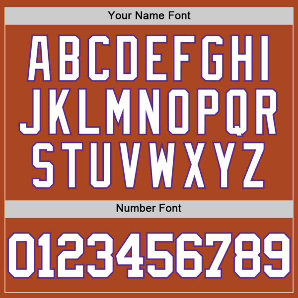 Custom Texas Orange White-Purple Authentic Basketball Jersey