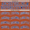 Custom Texas Orange Royal-White Authentic Basketball Jersey