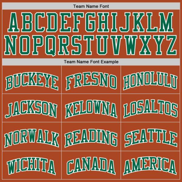 Custom Texas Orange Kelly Green-White Authentic Basketball Jersey