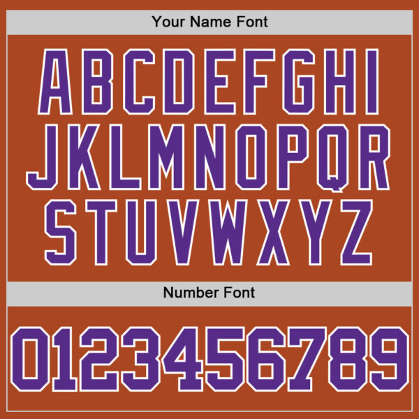 Custom Texas Orange Purple-White Authentic Basketball Jersey