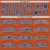 Custom Texas Orange Navy-White Authentic Basketball Jersey
