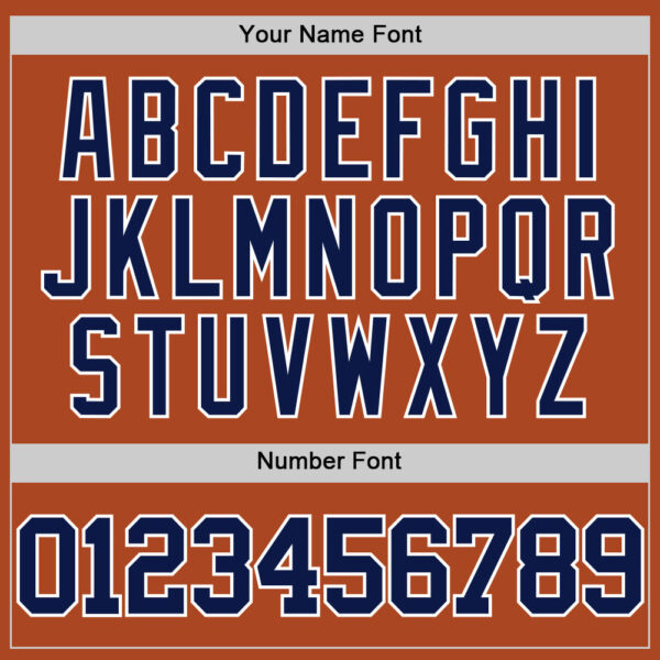 Custom Texas Orange Navy-White Authentic Basketball Jersey