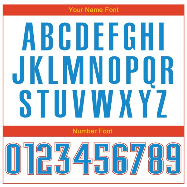 Custom White Blue-Orange Authentic Throwback Basketball Jersey