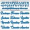 Custom White Black-Blue Authentic Throwback Basketball Jersey