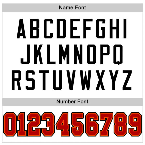 Custom White Red-Black Mesh Authentic Football Jersey