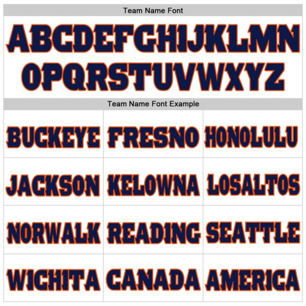 Custom White Navy-Orange Mesh Authentic Football Jersey