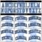 Custom White Light Blue-Black Round Neck Sublimation Basketball Suit Jersey