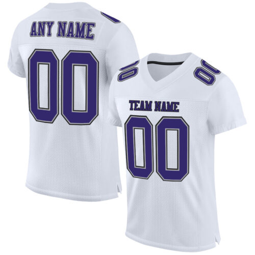 White1085_3cae4e5d-142e-4eff-aa3f-e2d3447ad18e Custom White Purple Gray-Black Mesh Authentic Football Jersey