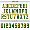 Custom White Green-Gold Mesh Authentic Football Jersey