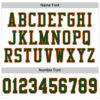 Custom White Green-Orange Mesh Authentic Football Jersey