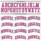 Custom White Kelly Green-Hot Pink Authentic Throwback Basketball Jersey