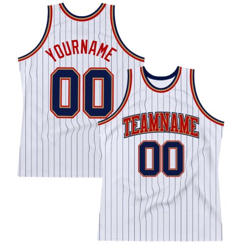 White1230_a415e2f3-209b-4e31-8e8c-36a922873b70 Custom White Navy Pinstripe Navy Old Gold-Red Authentic Basketball Jersey