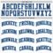 Custom White Navy Pinstripe Navy-Blue Authentic Basketball Jersey