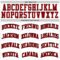 Custom White Red Pinstripe Red-Black Authentic Basketball Jersey